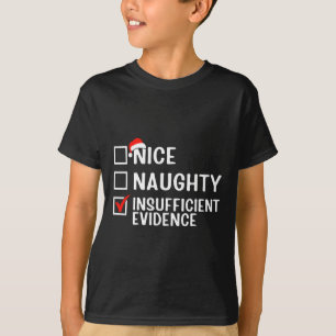 Camiseta Hermosa abogada de prueba insuficiente Christma