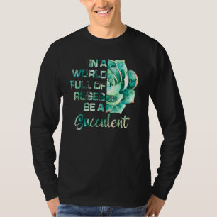Camiseta Hermosa acuarela exitosa planta Lady Gardener