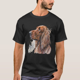 Camiseta Hermosa acuarela retrato irlandés