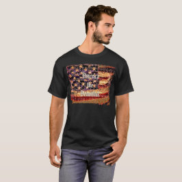 Camiseta Hermosa América,Camiseta negra de hombre patriota