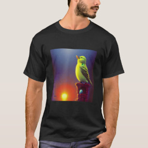 Camiseta Hermosa Ave Canaria Para Niños Hombres Mujeres