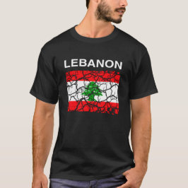 Camiseta Hermosa bandera libanesa de Al Arz