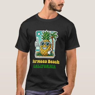 Camiseta Hermosa Beach California CA Playa Linda Piña T