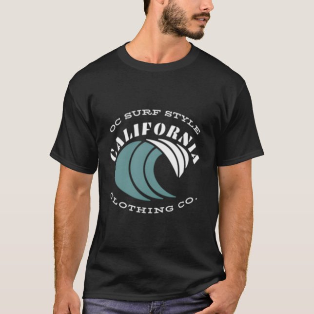 Camiseta Hermosa Beach California Sunset Circle (Anverso)