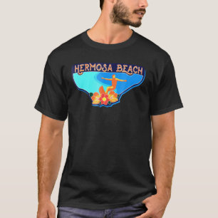Camiseta Hermosa Beach California Surf