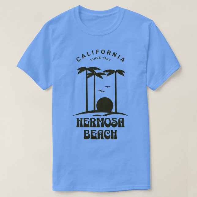 Camiseta Hermosa Beach TShirt 1 (Diseño del anverso)