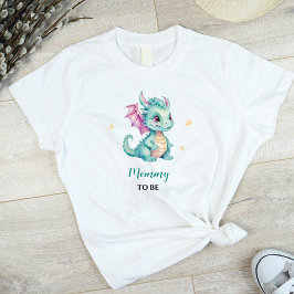 Camiseta Hermosa bebé dragón mami para ser