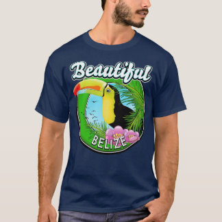 Camiseta Hermosa Belice retro toucan