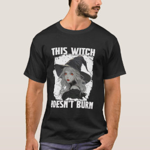 Camiseta Hermosa bruja Halloween Fight Witchcraft