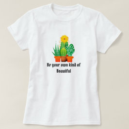 Camiseta Hermosa Cactus Succulent Garden T-Shirt femenino