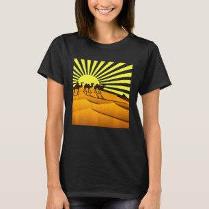 Camiseta Hermosa caminata por el desierto del Sahara