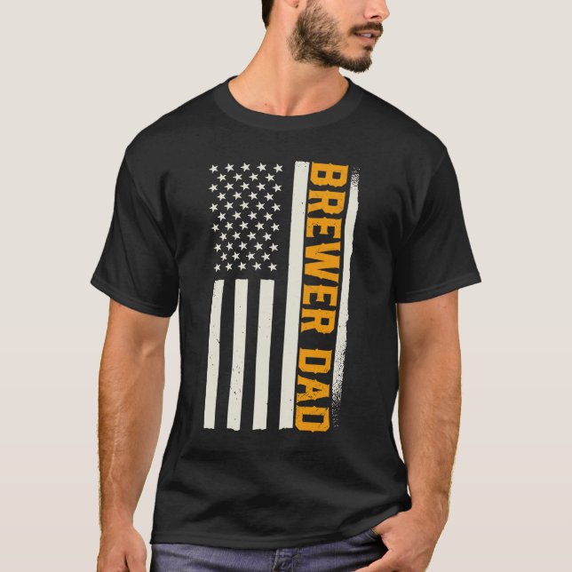 Camiseta Hermosa cervecería Patriótica Brewmaster D (Anverso)