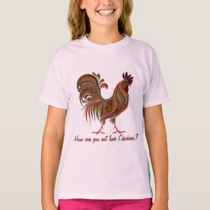 Camiseta Hermosa cita de Rooster divertido amor de Pollos