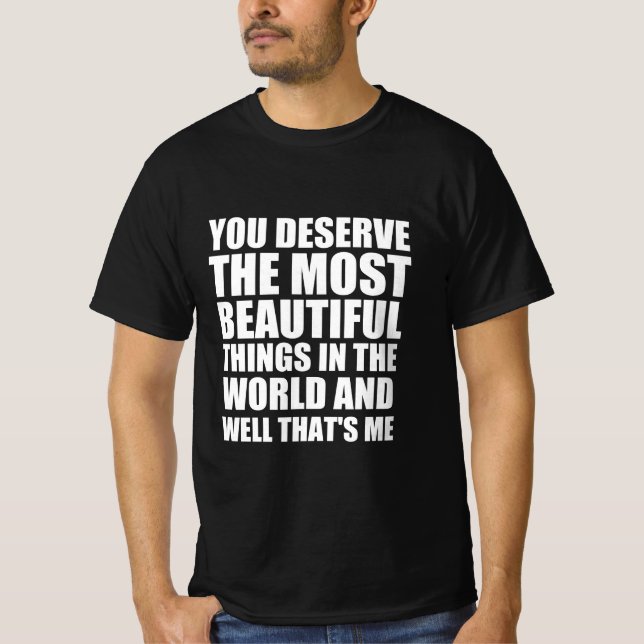 Camiseta Hermosa cita graciosa (Anverso)