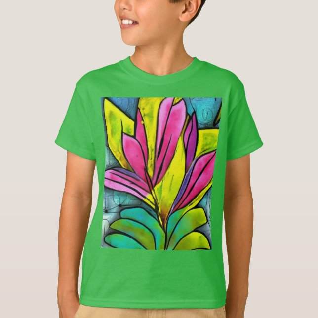 Camiseta Hermosa colección de plantas (Anverso)