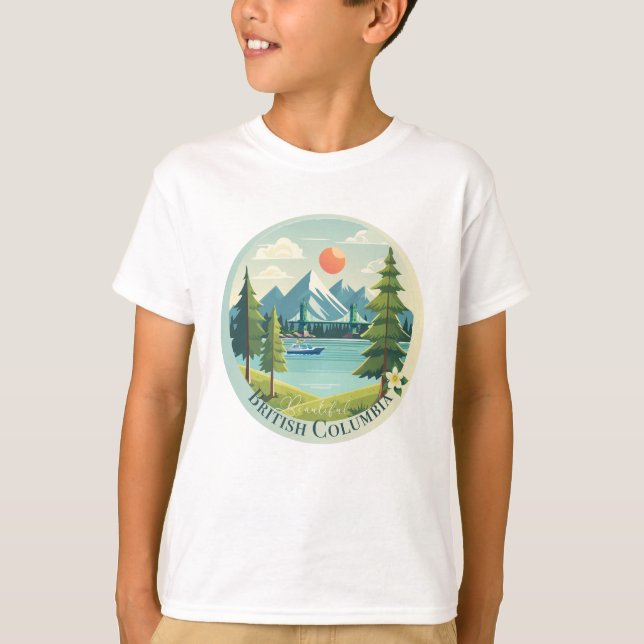 Camiseta Hermosa Columbia Británica (Anverso)