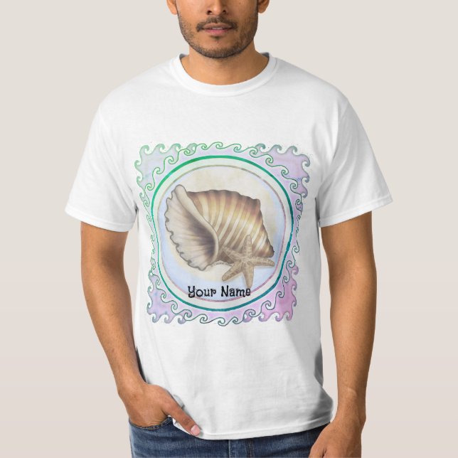 Camiseta Hermosa concha de mar  (Anverso)