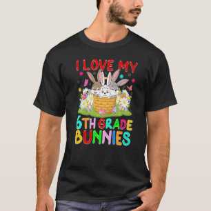 Camiseta Hermosa conejita me encanta mi profesor de sexto g