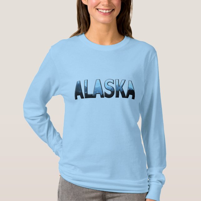 Camiseta Hermosa dama de Alaska (Anverso)