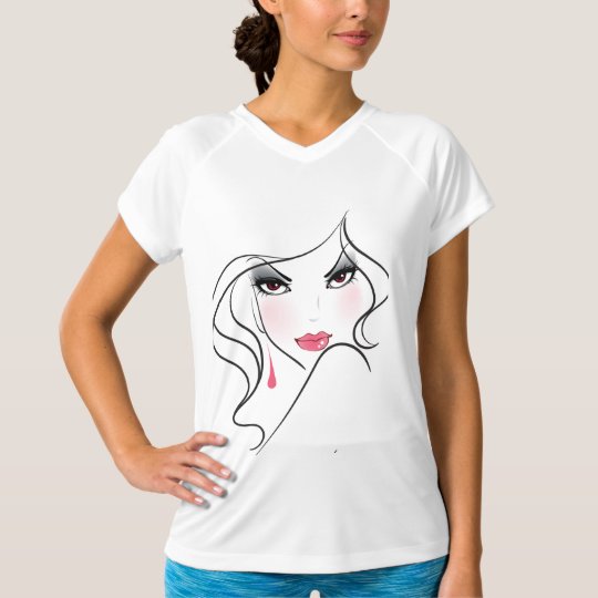 Camiseta hermosa del chica
