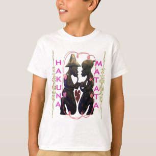 Camiseta Hermosa e impresionante pareja africana: Un arte r