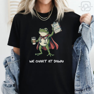Camiseta Hermosa Enfermera Rana Nosotros Graficamos al Aman