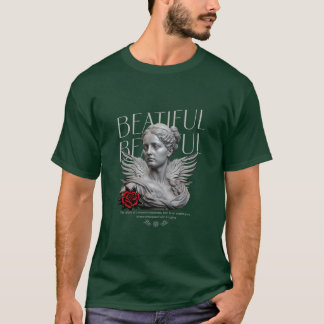 Camiseta Hermosa estatua griega estética gráfica vintage