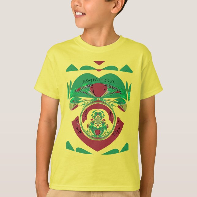 Camiseta Hermosa Etiopía Encantadora Hakuna Matata Amo Hea (Anverso)