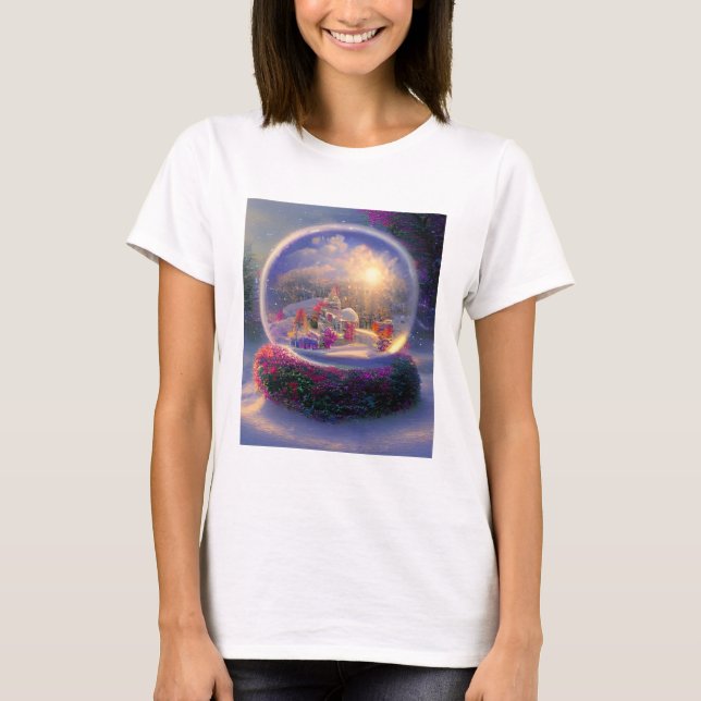Camiseta Hermosa fantasía en la festividad del glóbulo de n (Anverso)