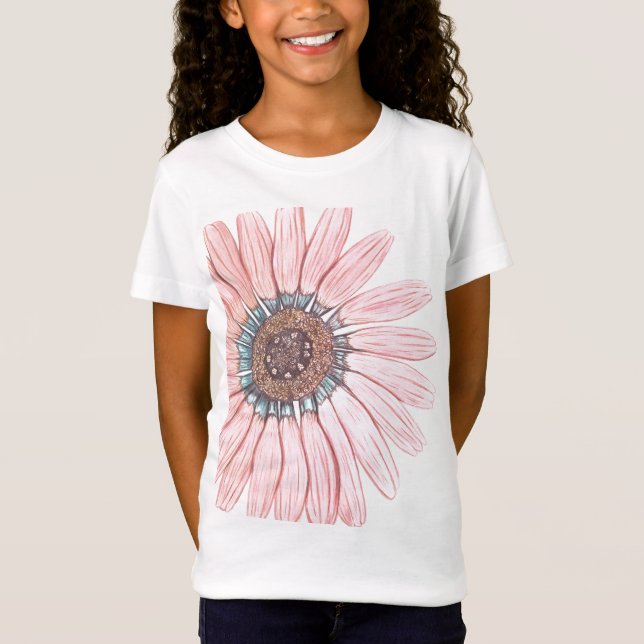 Camiseta Hermosa Flor (Anverso)