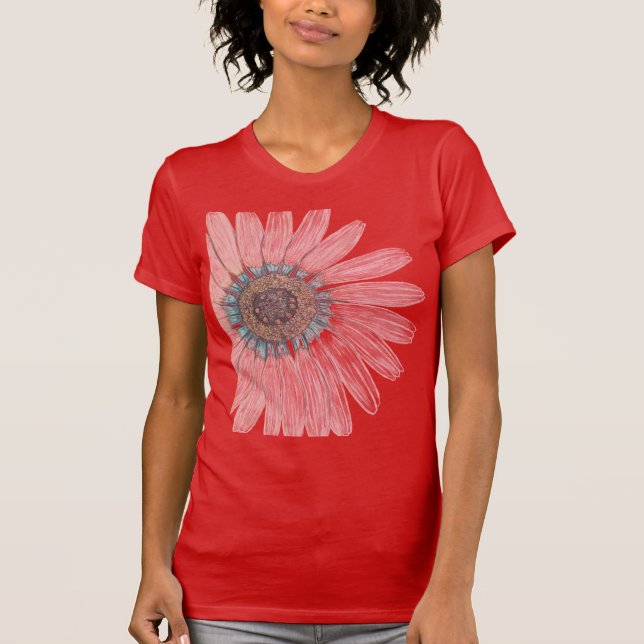 Camiseta Hermosa Flor (Anverso)