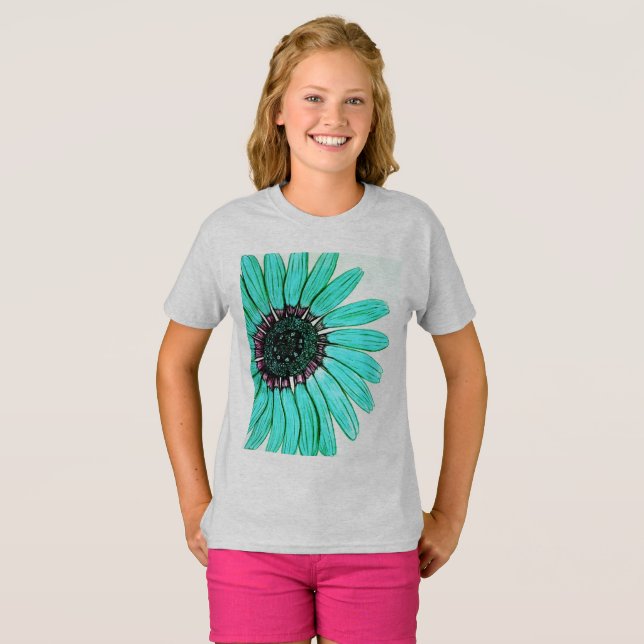 Camiseta Hermosa Flor (Anverso completo)