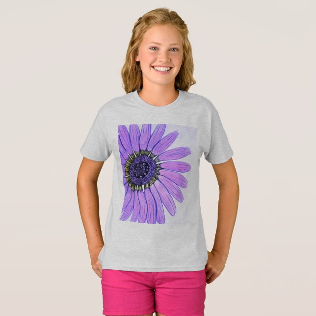 Camiseta Hermosa Flor (Anverso completo)