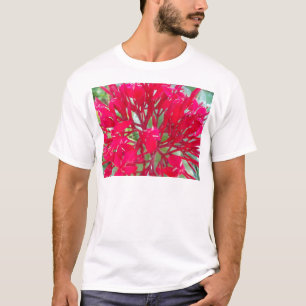 Camiseta Hermosa Flor De Sangre Leve Arte Impresión/Gráfico