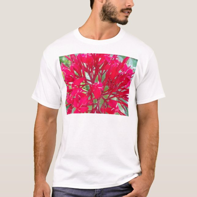 Camiseta Hermosa Flor De Sangre Leve Arte Impresión/Gráfico (Anverso)