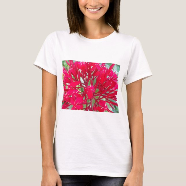 Camiseta Hermosa Flor De Sangre Leve Arte Impresión/Gráfico (Anverso)