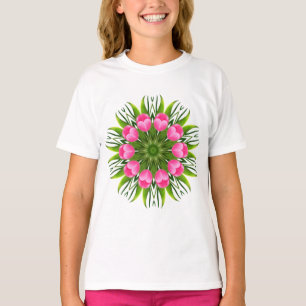 Camiseta Hermosa Flor Mandala Design-79358