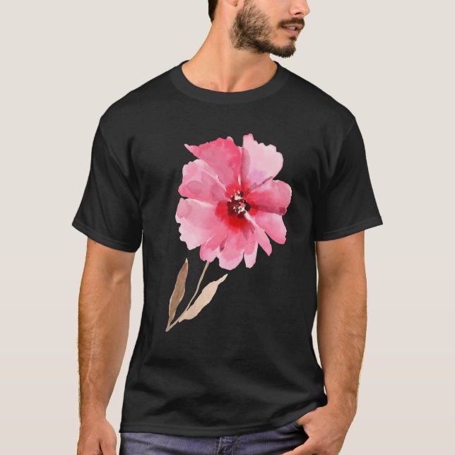 Camiseta Hermosa Floral Jardín Y Flores Mujeres Gráficas (Anverso)