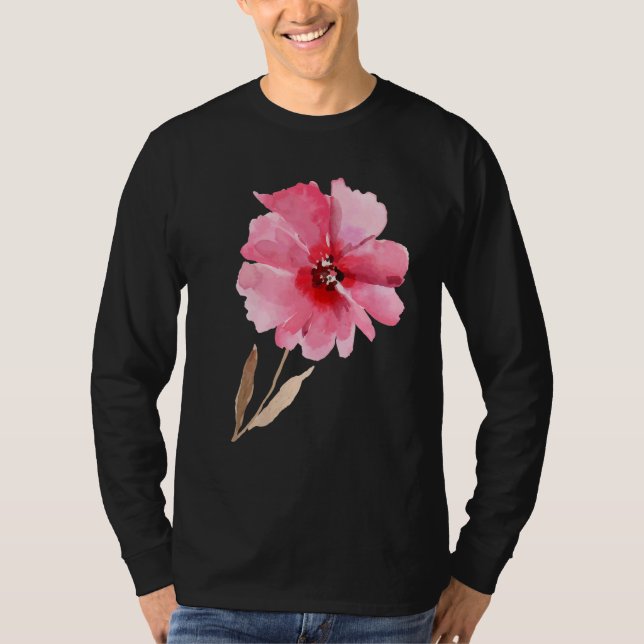 Camiseta Hermosa Floral Jardín Y Flores Mujeres Gráficas (Anverso)