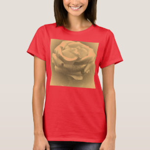Camiseta Hermosa foto antigua de Rosa