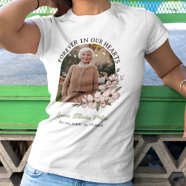 Camiseta Hermosa Foto De Arco Floral En Nuestro Corazón (Subido por el creador)