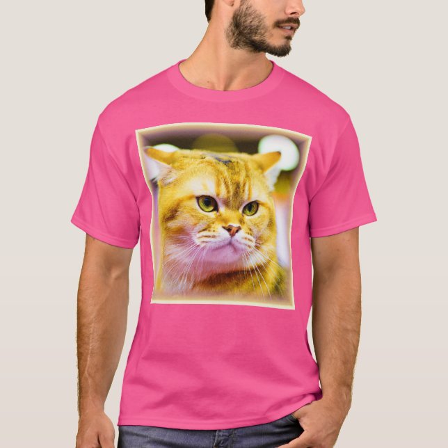 Camiseta Hermosa foto de un gato lindo. ¡Hazte con una en Z (Anverso)