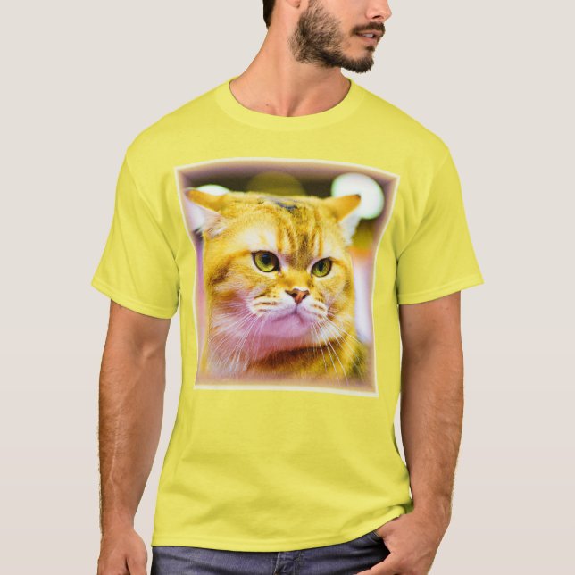 Camiseta Hermosa foto de un gato lindo. ¡Hazte con una en Z (Anverso)