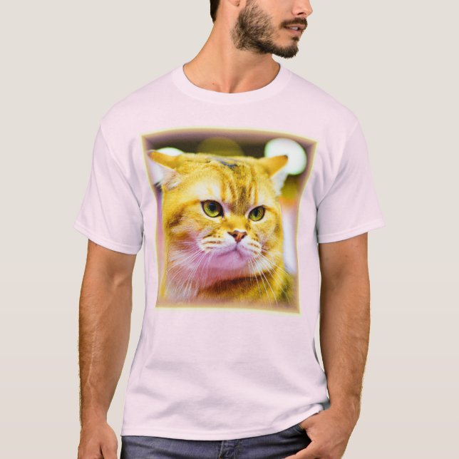 Camiseta Hermosa foto de un gato lindo. ¡Hazte con una en Z (Anverso)