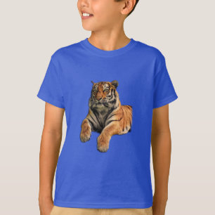 Camiseta Hermosa foto del tigre de Bengala y sus patas