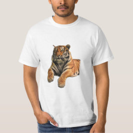 Camiseta Hermosa foto del tigre de Bengala y sus patas