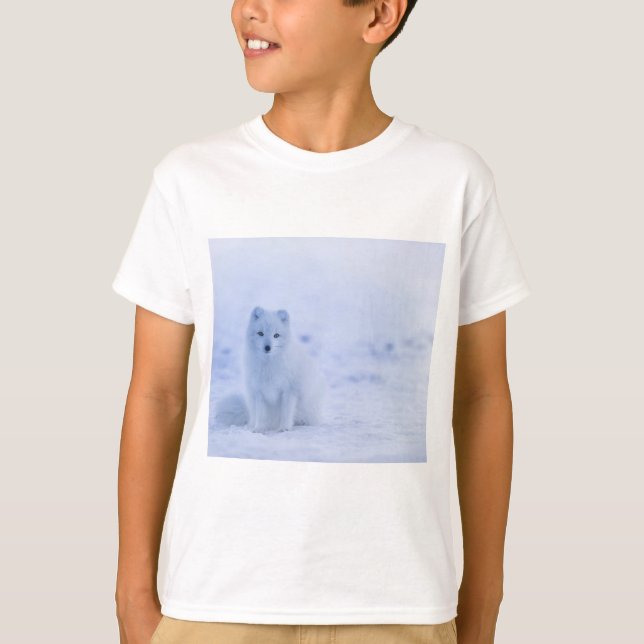 Camiseta Hermosa Fox Ártica (Anverso)
