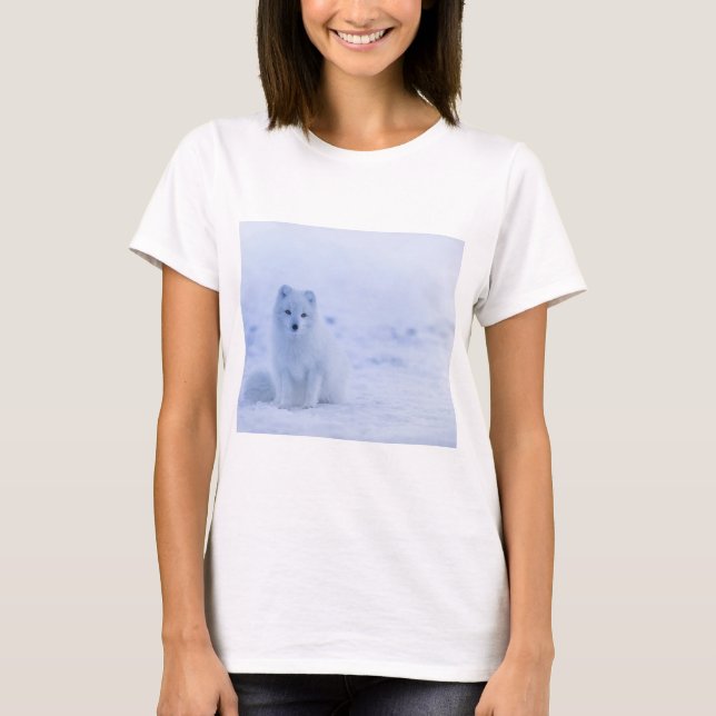 Camiseta Hermosa Fox Ártica (Anverso)