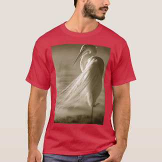 Camiseta Hermosa garza blanca de Fonebook