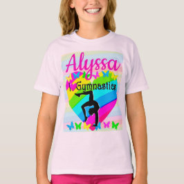 CAMISETA HERMOSA GIMNASTICA DE AMOR PARA EL DISEÑO